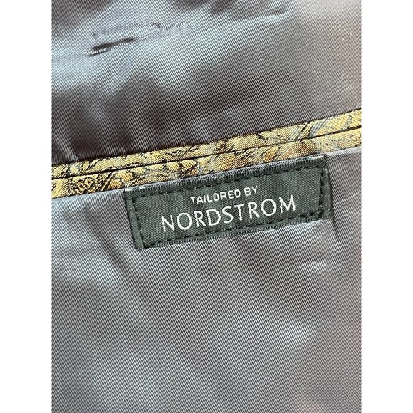 Joseph Abboud Men Suit Blazer Jacket Single Breasted 100% Wool Slate Blue SZ 44R - Picture 6 of 8